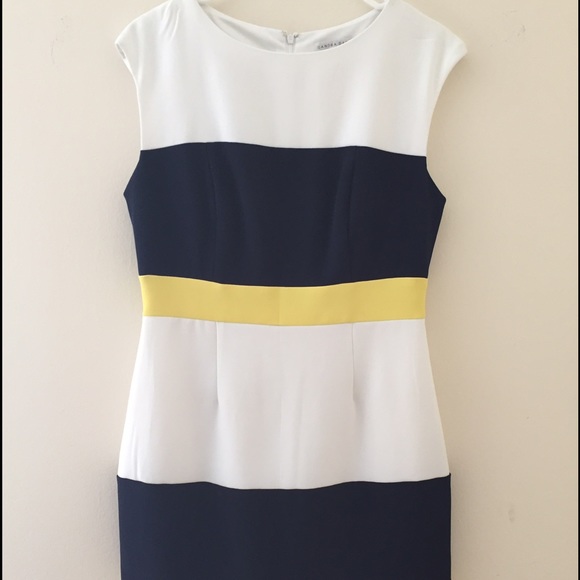 Sandra Darren Color Block Dress