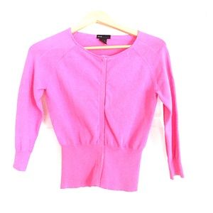 Grace Elements pink cardigan size small