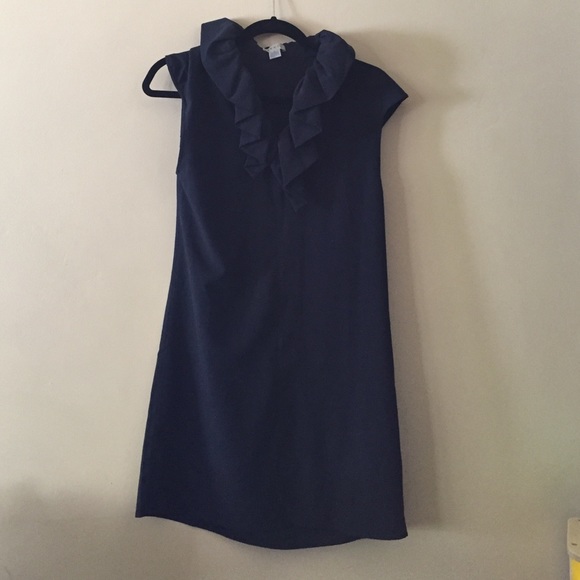 Navy blue dress urban outfitters