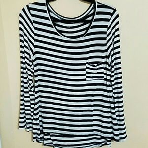 Stripped l/s tee
