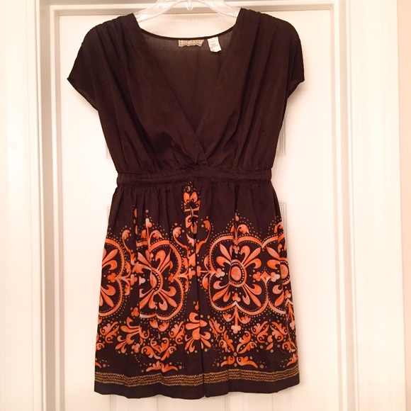 Hale and Kate Brown and Orange Tunic