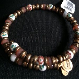 RETIRED Alex & Ani beaded wrap
