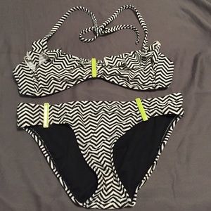 Two piece swim suit