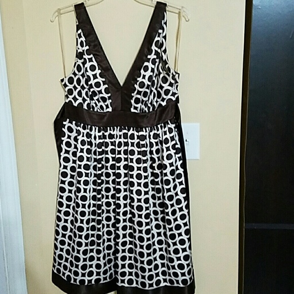 Deep v-neck dress