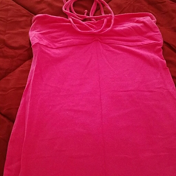 Pink tube top