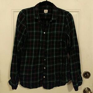 Plaid J. Crew Factory Shirt