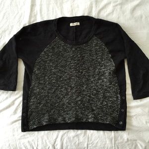 Madewell black sweater size small