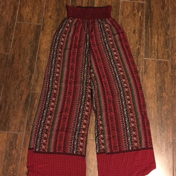High Waisted Plaza pants