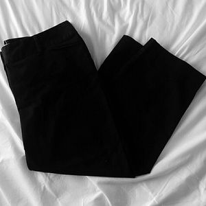 Simple black ankle pants