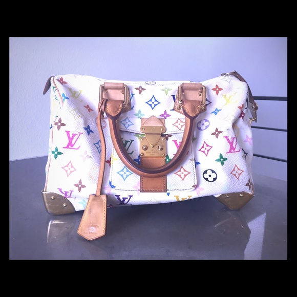 Louis Vuitton white speedy