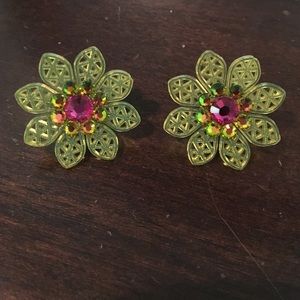 Tarina Tarantino flower studs
