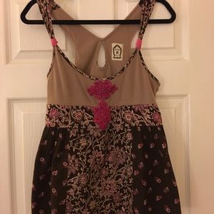 Pretty beaded Free People baby doll tank