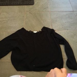 Cropped sweater from bp size small