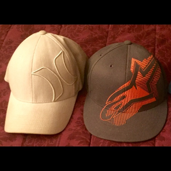 💥Very Nice💥Hurley & Alpinestars Flex Fitted Hats