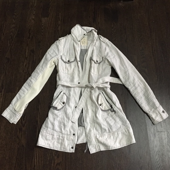Free People pinstripe coat