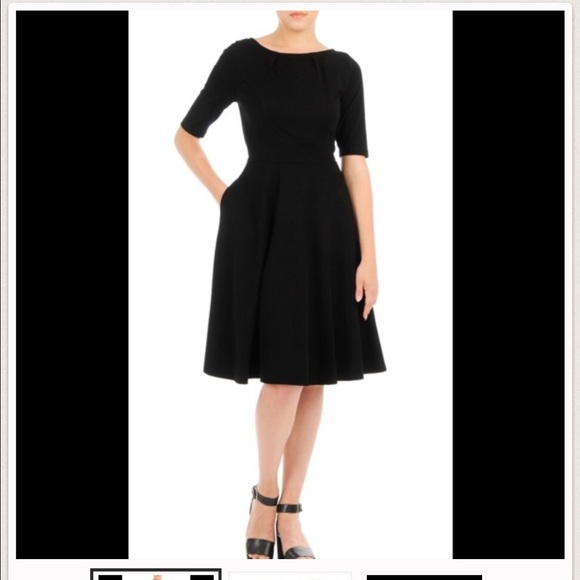NWOT New Eshakti Knit Fit & Flare Dress Sz 14