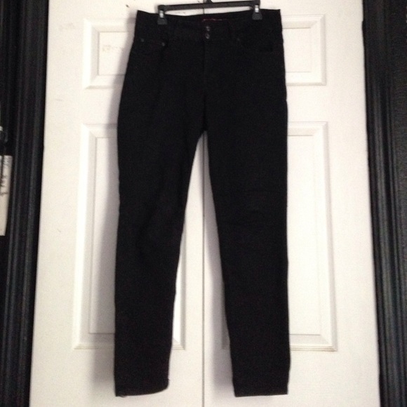 Not your basic high waist black skinnies