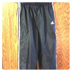Black Adidas joggers for men. Size M