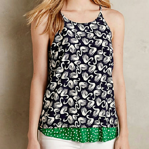❌❌❌SOLD❌❌❌Anthropologie Porridge swing tank - Picture 1 of 3