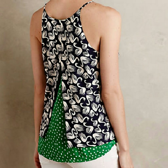 ❌❌❌SOLD❌❌❌Anthropologie Porridge swing tank - Picture 2 of 3
