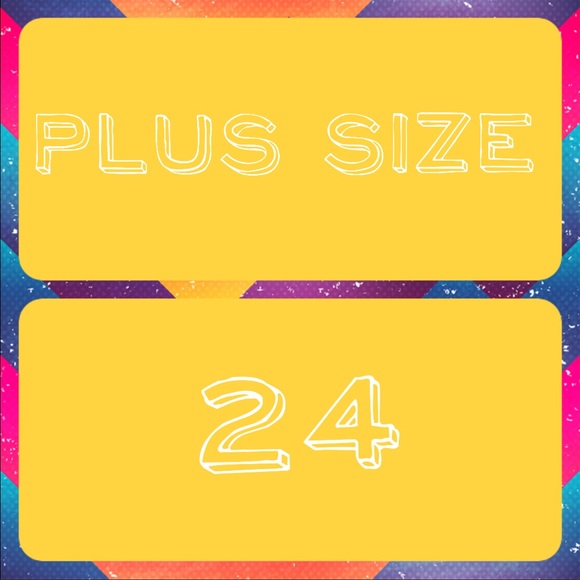 Plus Size 24; Skirts, Pants, Jeans, Shorts, Capris - Picture 2 of 2