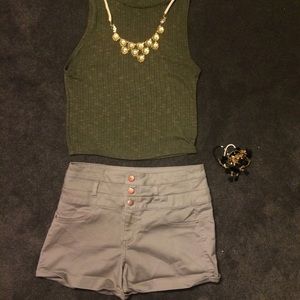 🌻SALE🌻 Gray High Waisted Shorts