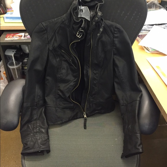 ALLSAINTS black leather jacket