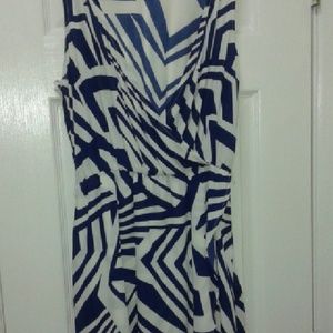 Faux wrap dress