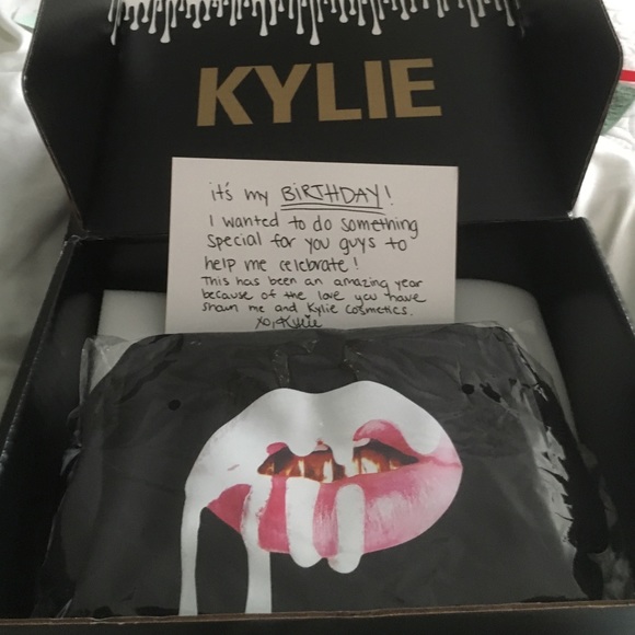 Kylie's birthday edition makeup bag