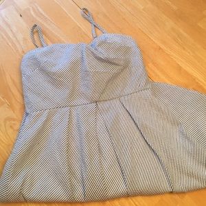 IZ Byer Pleated Stripped Dress!