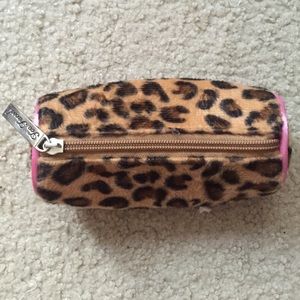 too faced cheetah makeup bag