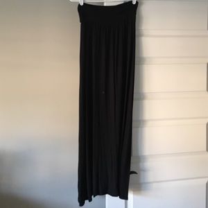 Black maxi skirt