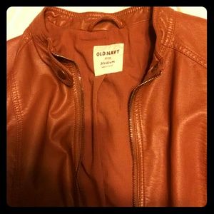 Womens old navy jacket pleather