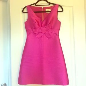 Kate spade structured silk origami mini dress