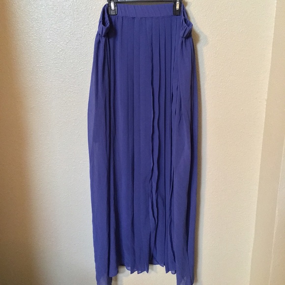 Blue Maxi Skirt