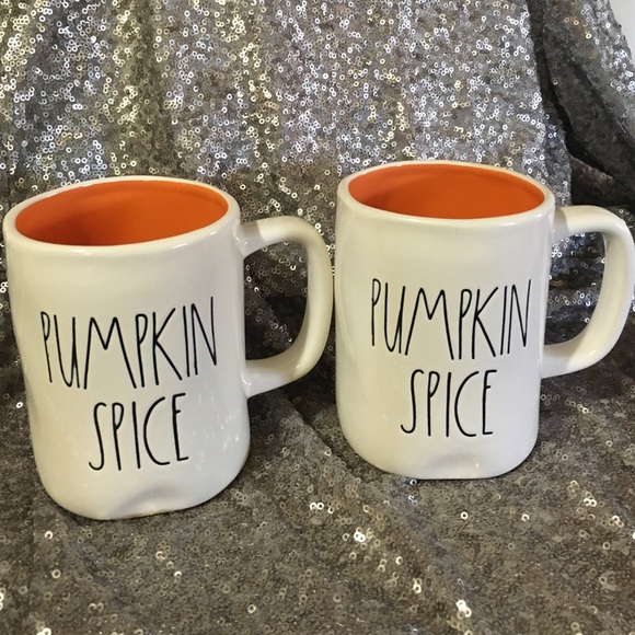2 Rae Dunn Pumpkin Spice mugs