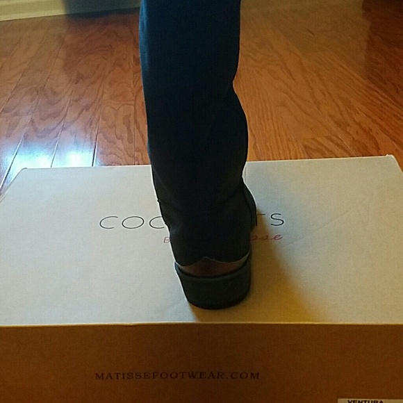 Black Knee High Boots - Picture 2 of 4