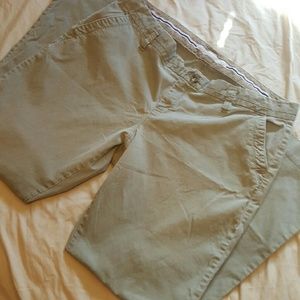 Sz 18 reg midrise stretch khaki bootcut pants