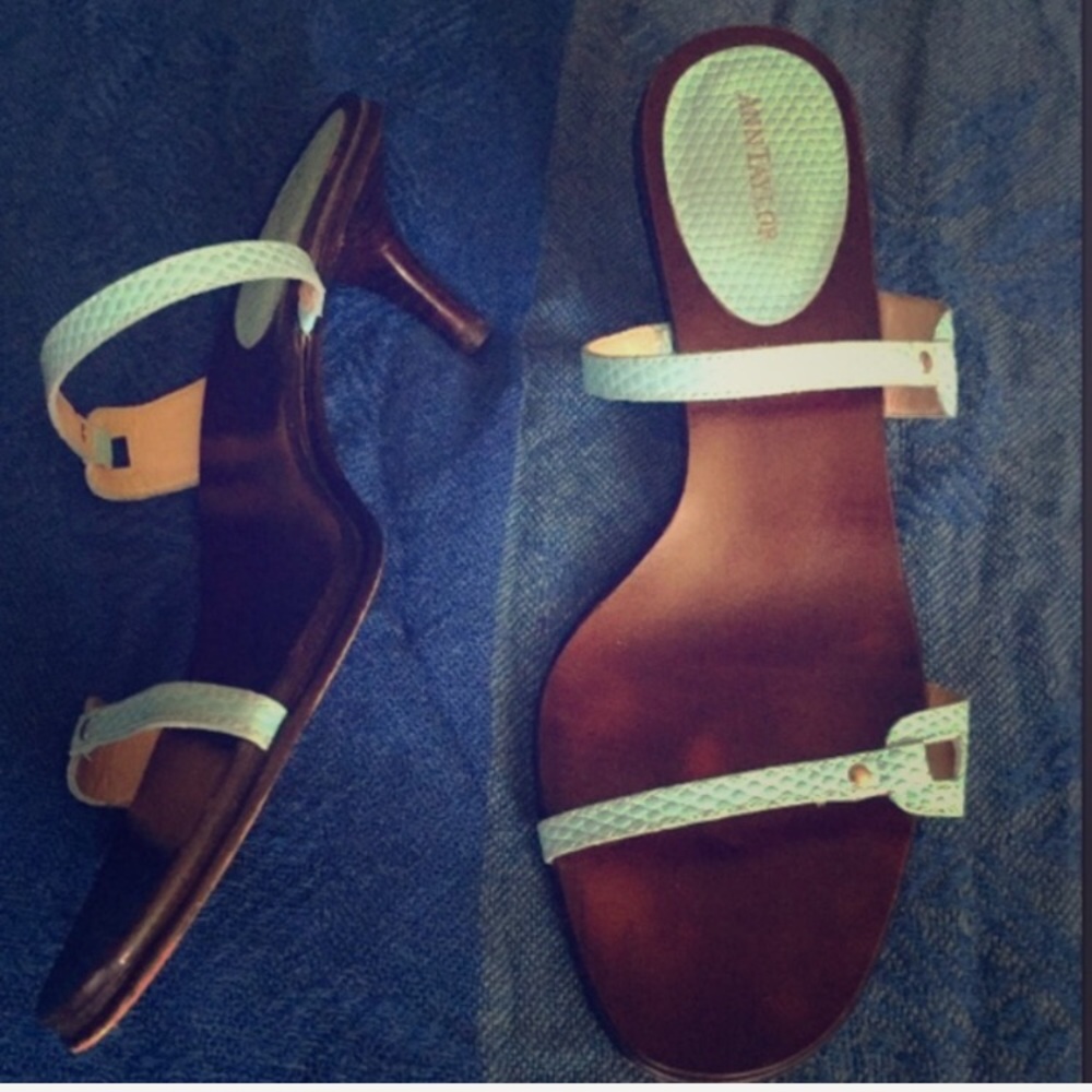 Leather Sandal Heels