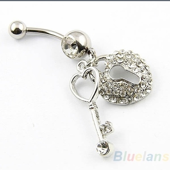 Key to my heart belly ring!!