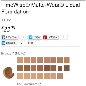 Mary Kay Foundation Matte Wear in Bronze 7