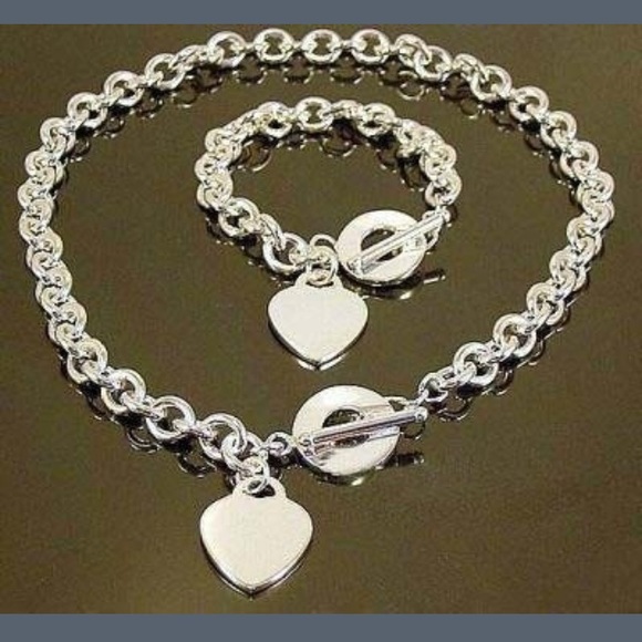 SS necklace and bracelet set
