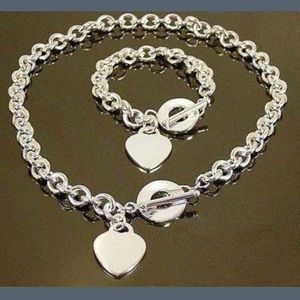 SS necklace and bracelet set