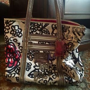 Coach Poppy collection tote
