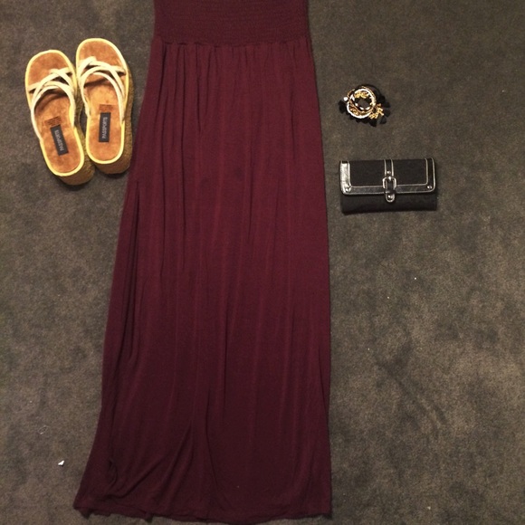 🌻SALE🌻 Burgundy Maxi Skirt