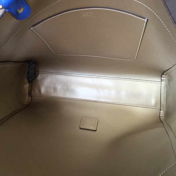 RALPH LAUREN Hanway Cork Tote Shopper Purse NWT - Picture 5 of 8