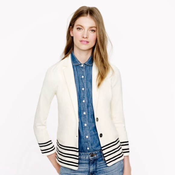 J. Crew off-white blazer