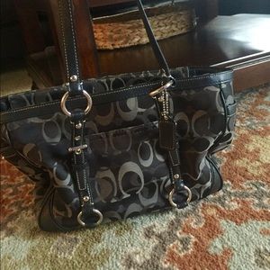 Coach signature handbag