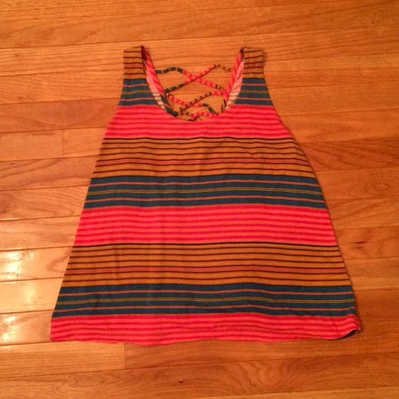 Xhilaration Striped Tank - Picture 2 of 4