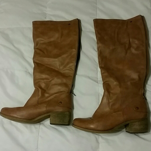 Brown Leather Boots! LOWEST PRICE